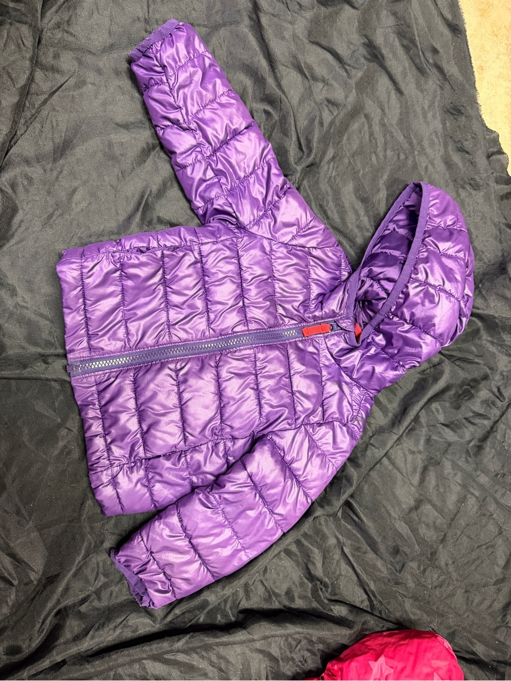 Primark Purple Kids Jacket with Red Loop